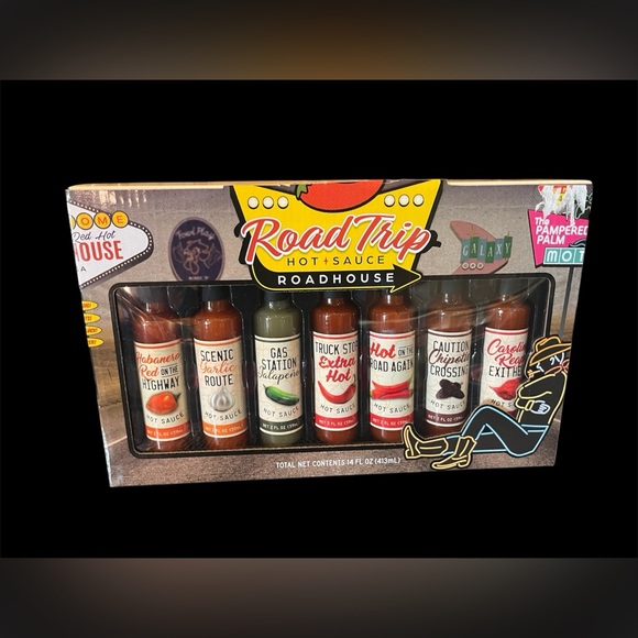 NIB Road Trip Hot Sauce (7) Pack of Hot Sauces - Picture 9 of 10